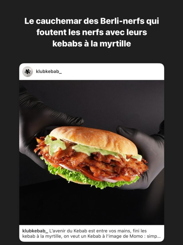 Le cauchemar des berli-nerfs qui foutent les nerfs avec leurs kezebabes à la myrtille